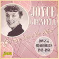 Grenfell,joyce - George Don't Do That: Songs & Monologues 1939-1958 - Music CD