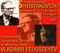 Shostakovish / Fedosseyev - Five Nights - Music CD