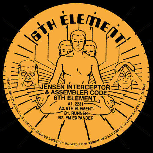 Jensen Interceptor & Assembler Code - 6th Element - Vinyl Record