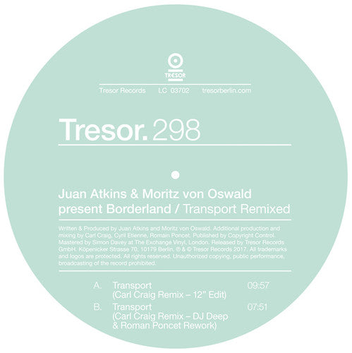 Atkins,juan & Oswald,moritz Von - Transport Remixed - Vinyl Record