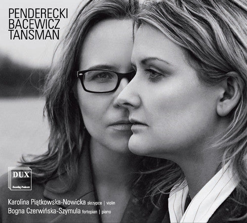 Tansman / Nowicka / Symula - Penderecki & Bacewicz & Tansman - Music CD
