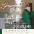 Monastic Choir Of Solesmes / Claire - Vespers & Compline - Music CD