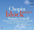 Chopin / Block,michel - Chopin: Sonata In B Flat Minor / Piano Concerto 2 - Music CD