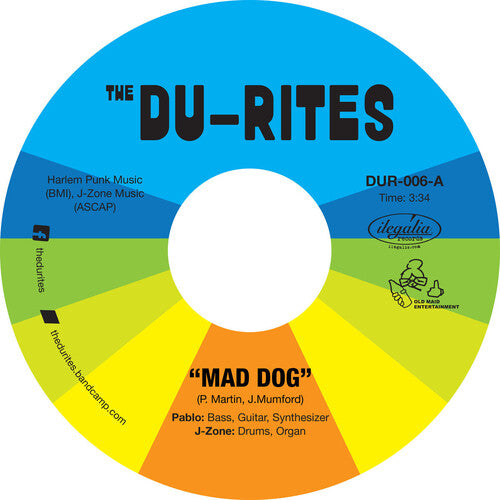 Du-rites (j-zone & Pablo Martin) - Mad Dog / Cheap Cologne - Vinyl Record