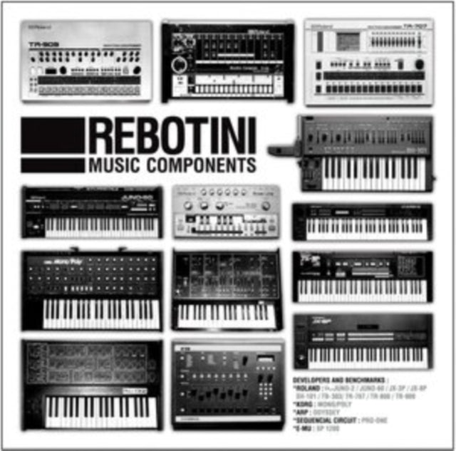 Arnaud Rebotini - Music Components (2LP/1-White & 2-Black Vinyl)