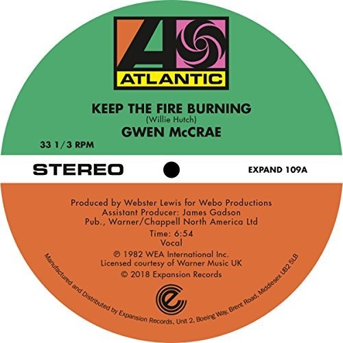 Mccrae,gwen - Keep The Fire Burning / Funky Sensation - Vinyl Record
