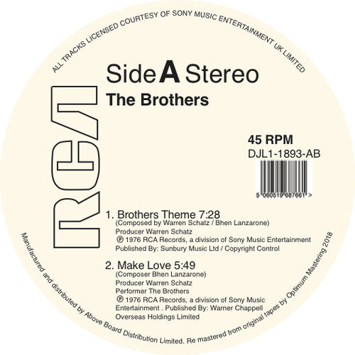 Brothers - Brothers Theme - Vinyl Record
