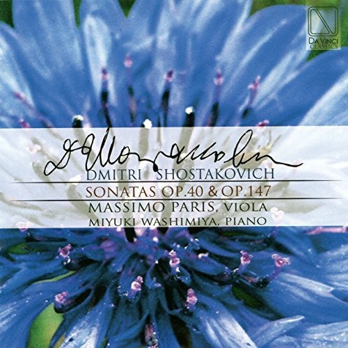 Shostakovich / Paris,massimo / Washimiya,miyuki - Shostakovich: Sonatas Op 40 & Op 147 - Music CD