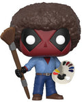 Funko Pop! Marvel: - Deadpool Playtime- Bob Ross - Collectibles
