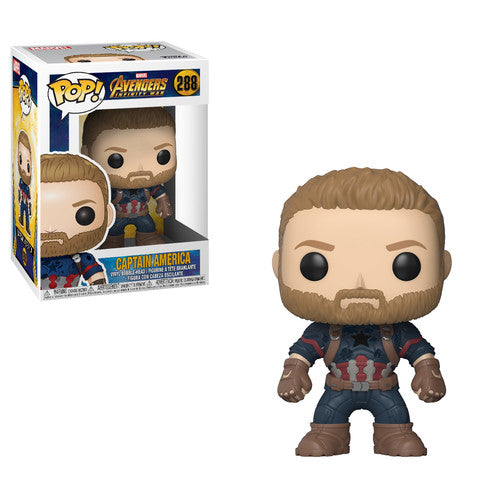Funko Pop! Marvel: - Avengers Infinity War - Captain America - Collectibles