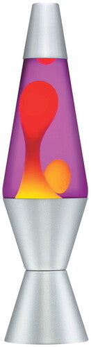 Lava Lamp Light Yellow Purple and Red 14.5" 