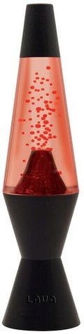Lava Lamp Light Black Base Volcano 10"