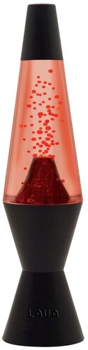 Lava Lamp Light Black Base Volcano 10"