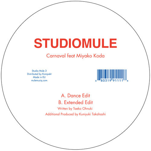 Studio Mule & Koda,miyako - Carnaval - Vinyl Record
