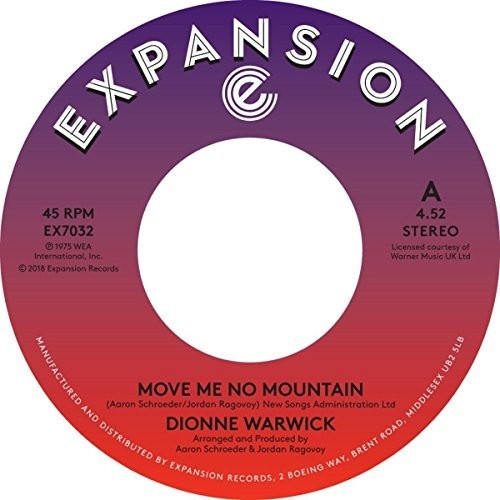 Warwick,dionne - Move Me No Mountain / (i'm) Just Being Myself - Vinyl Record
