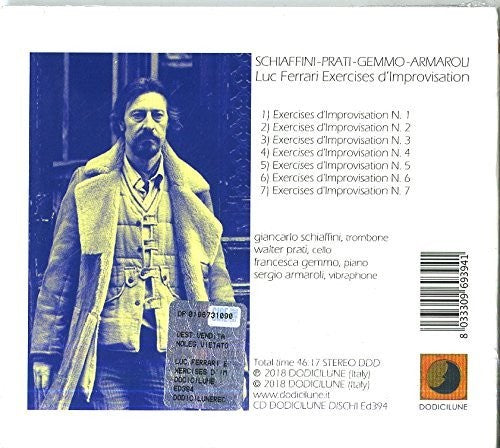 Schiaffini / Prati / Gemmo / Armaroli - Luc Ferrari Exercises D'improvisation - Music CD