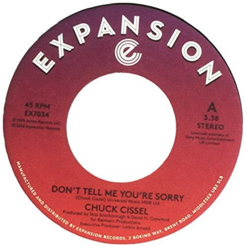Cissel,chuck - Don't Tell Me You're Sorry / Do You Believe - Vinyl Record