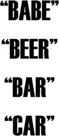 Dual Action - Babe Beer Bar Car - Vinyl Record
