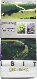Other - Lotr: Tea Towel - Rivendell & Hobbiton 2pk - Novelties