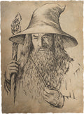Other - Hobbit: Art Print - Portrait Of Gandalf The Grey - Novelties