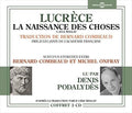 Onfray,michel - Lucrece La Naissance Des Choses Suivi D'un - Music CD