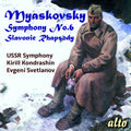 Ussr Symphony Orchestra / Kondrashin,kirill - Myaskovksy: Symphony 6 / Slavonic Rhapsody - Music CD