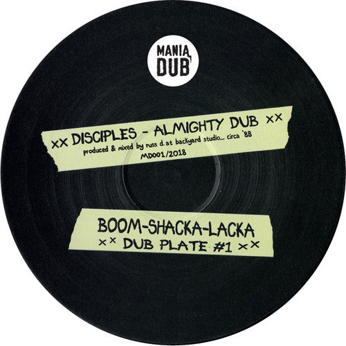 Disciples - Almighty Dub / Zion Rock Dub - Vinyl Record
