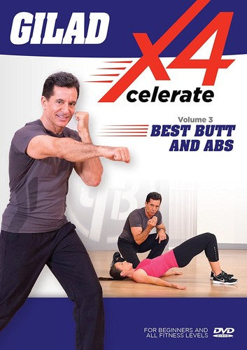 Gilad: Xcelerate 4 - 3 Best Butt & Abs - Gilad: Xcelerate 4 - 3 Best Butt & Abs - DVD