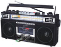 Supersonic Sc-3201tbtblk Bt Retro Radio Cass Black - Supersonic Sc-3201tbtblk Bt Retro Radio Cass Black - Speakers