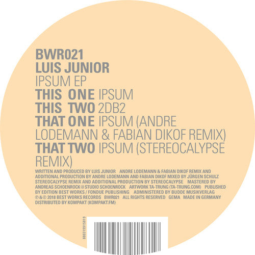 Junior,luis - Ipsum - Vinyl Record