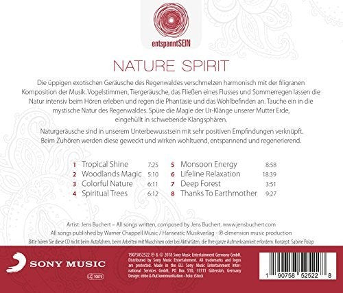 Buchert,jens - Entspanntsein: Nature Spirit (a Journey) - Music CD