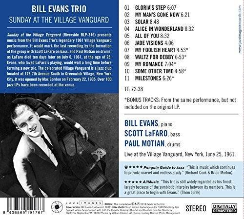 Evans,bill - Sunday At The Village Vanguard - Music CD