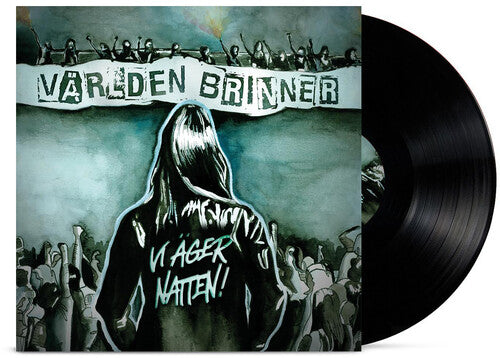 Vdrlden Brinner - Vi Ager Natten (svart) - Vinyl Record