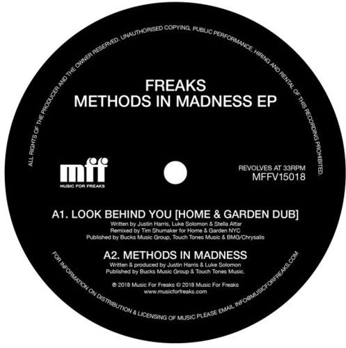 Freaks - Methods In Madness - Vinyl Record