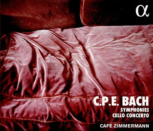 Bach,c.p.e. / Zimmermann - Symphonies & Cello Concerto - Music CD
