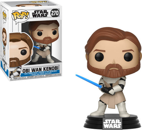 Funko Pop! Star Wars: - Clone Wars - Obi Wan Kenobi - Collectibles