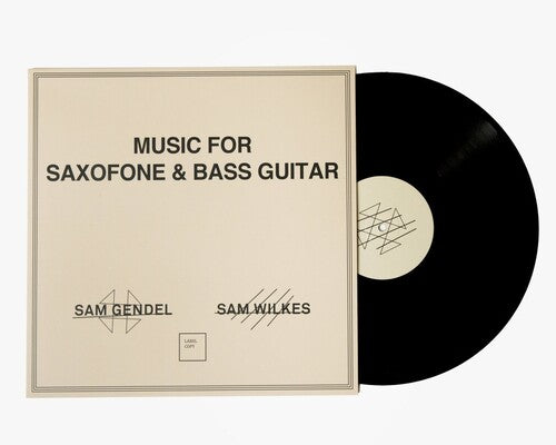 Gendel,sam / Wilkes,sam - Music For Saxofone & Bass Guitar - Vinyl Record
