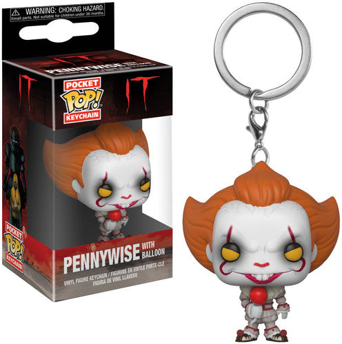 Funko Pop! Keychains: - It - Pennywise W/ Balloon - Collectibles