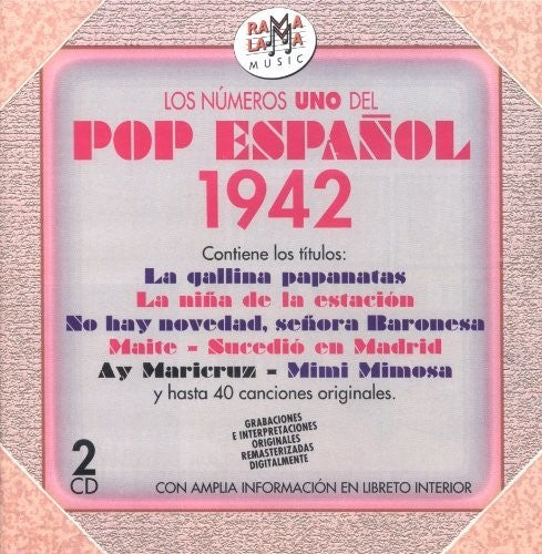 Los Numeros 1 Del Pop Espanol 1942 / Various - Los Numeros 1 Del Pop Espanol 1942 / Various - Music CD