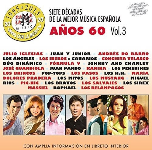 7 Decadas De La Mejor Musica Espanola Anos 60 V3 - 7 Decadas De La Mejor Musica Espanola Anos 60 V3 - Music CD