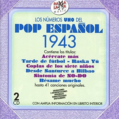 Los Numeros 1 Del Pop Espanol 1943 / Various - Los Numeros 1 Del Pop Espanol 1943 / Various - Music CD