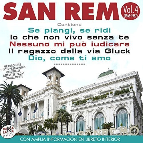 Festival De San Remo Vol 4 (1965-1967) / Various - Festival De San Remo Vol 4 (1965-1967) / Various - Music CD