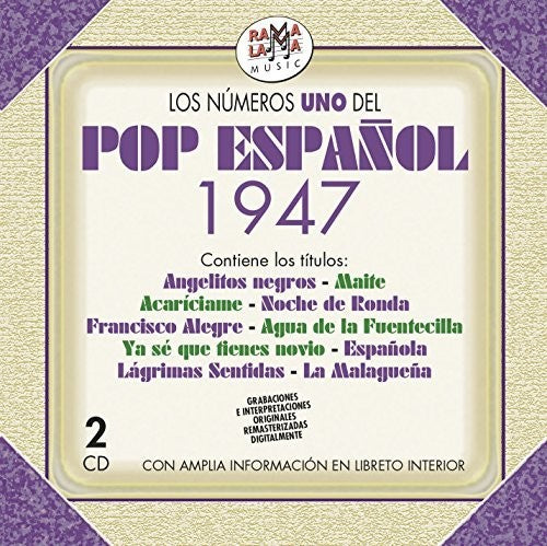Los No 1 Del Pop Espanol 1947 / Various - Los No 1 Del Pop Espanol 1947 / Various - Music CD