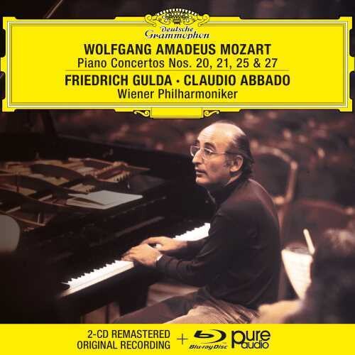 Mozart / Gulda / Wiener Philharmoniker / Abbado - Piano Concertos Nos 20 21 25 & 27 - Music CD