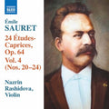 Sauret / Nazrin Rashidova - 24 Etudes Caprices 64 4 - Music CD