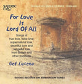 Lucina - For Love Is Lord Of All - Music CD