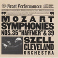 Cleveland Orchestra / Szell - Symphonynies 35 & 39 - Music CD