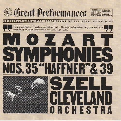 Cleveland Orchestra / Szell - Symphonynies 35 & 39 - Music CD
