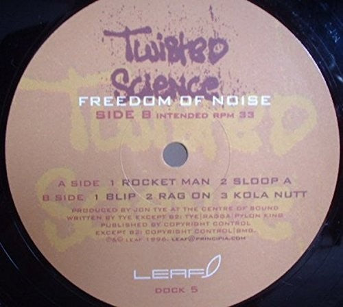Twisted Science - Freedom Of Noise - Vinyl Record