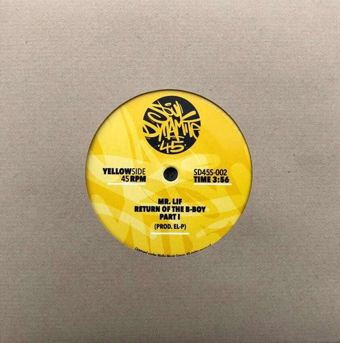 Mr. Lif - Return Of The B-boy Part 1 & Part 2 - Vinyl Record